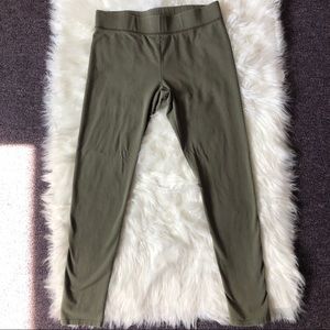 Aerie leggings olive green medium full length